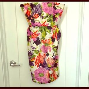 J. Crew Silk Strapless Dress